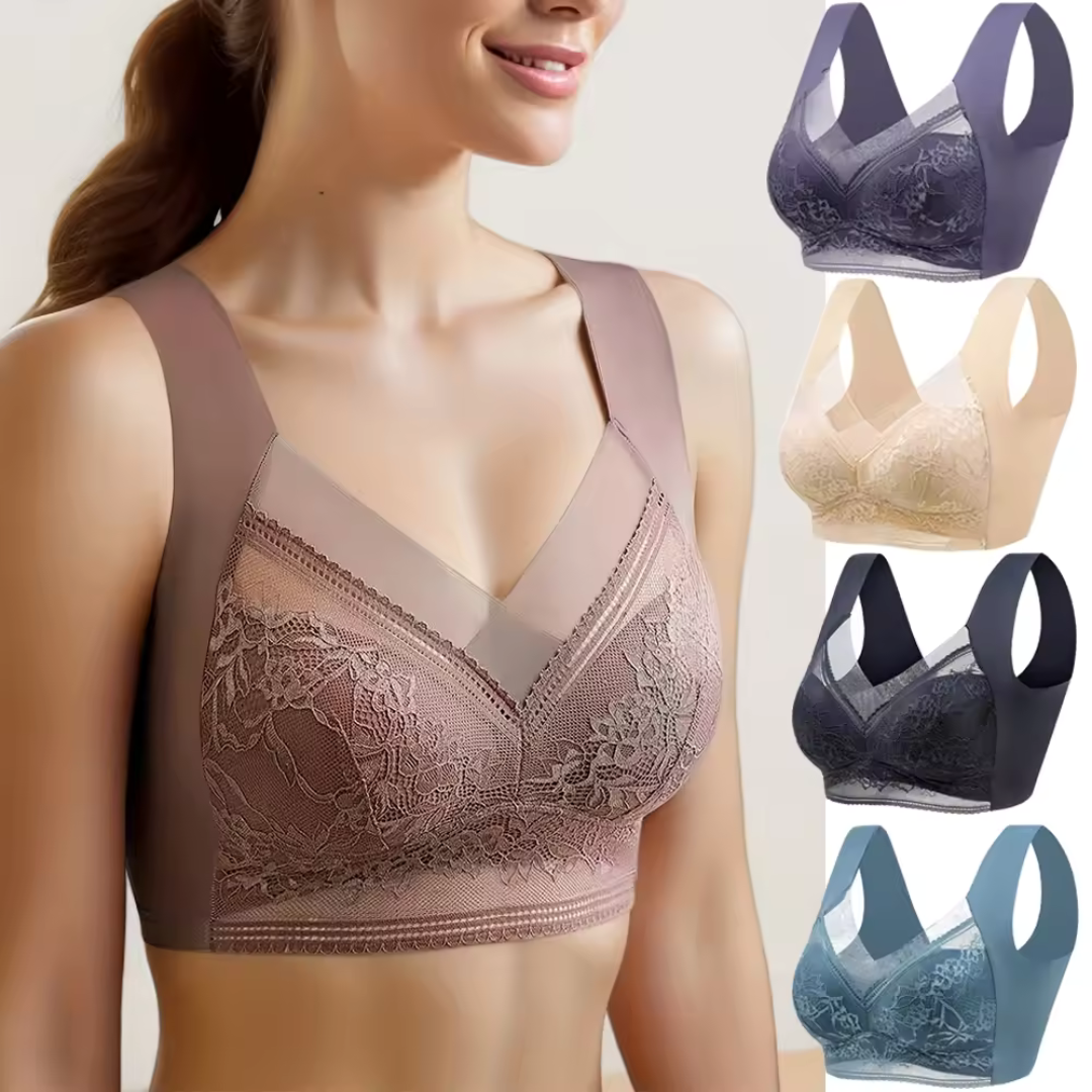 Seamless Ice Silk Push-Up Bra β Invisible Comfort, Effortless Lift