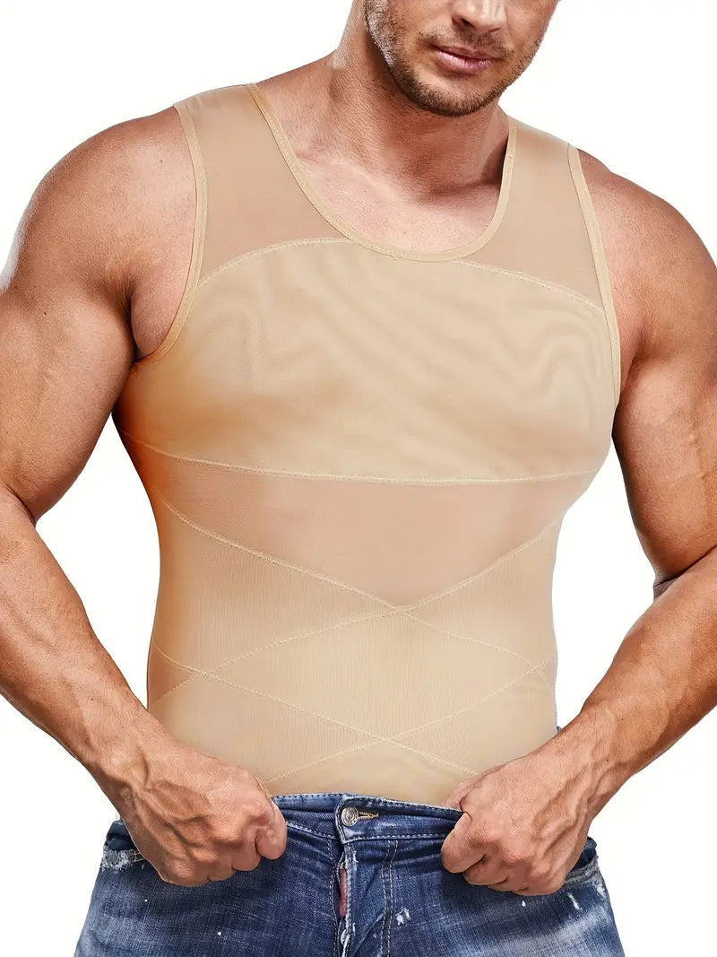 Menās Compression Slimming Undershirt Tank Top