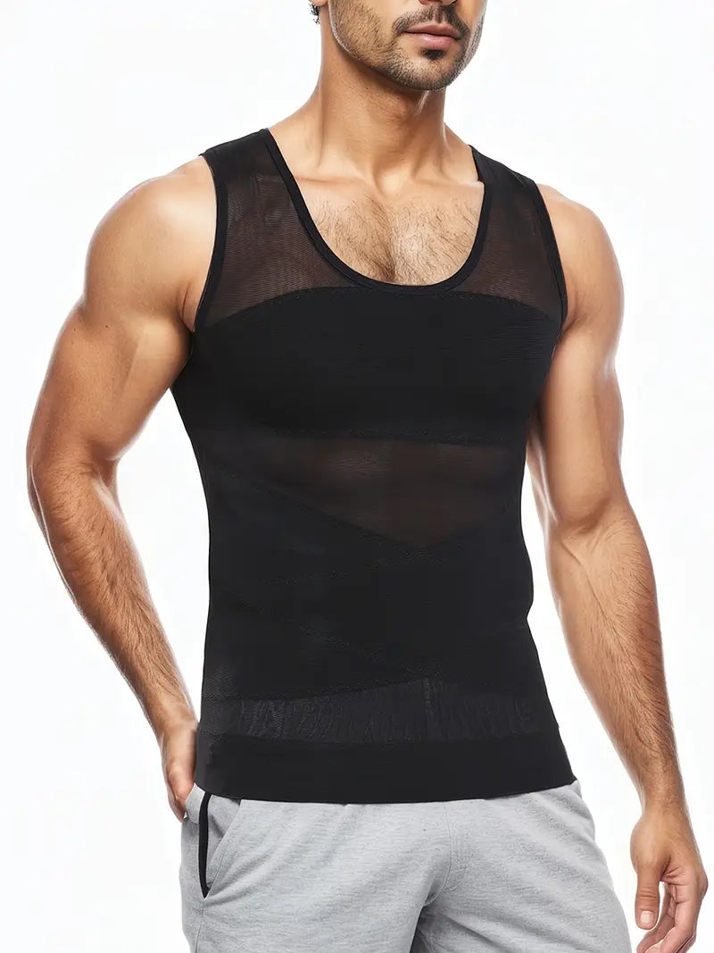 Menās Compression Slimming Undershirt Tank Top