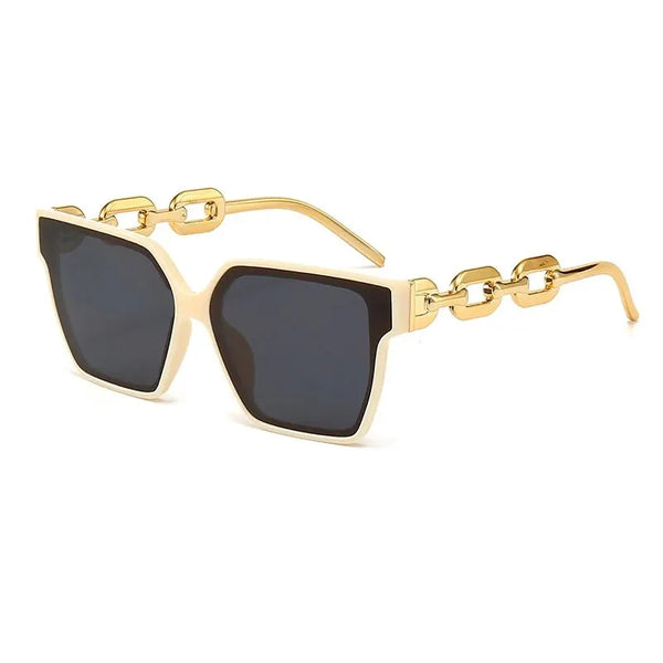 Vintage Rectangle Cat Eye Sunglasses