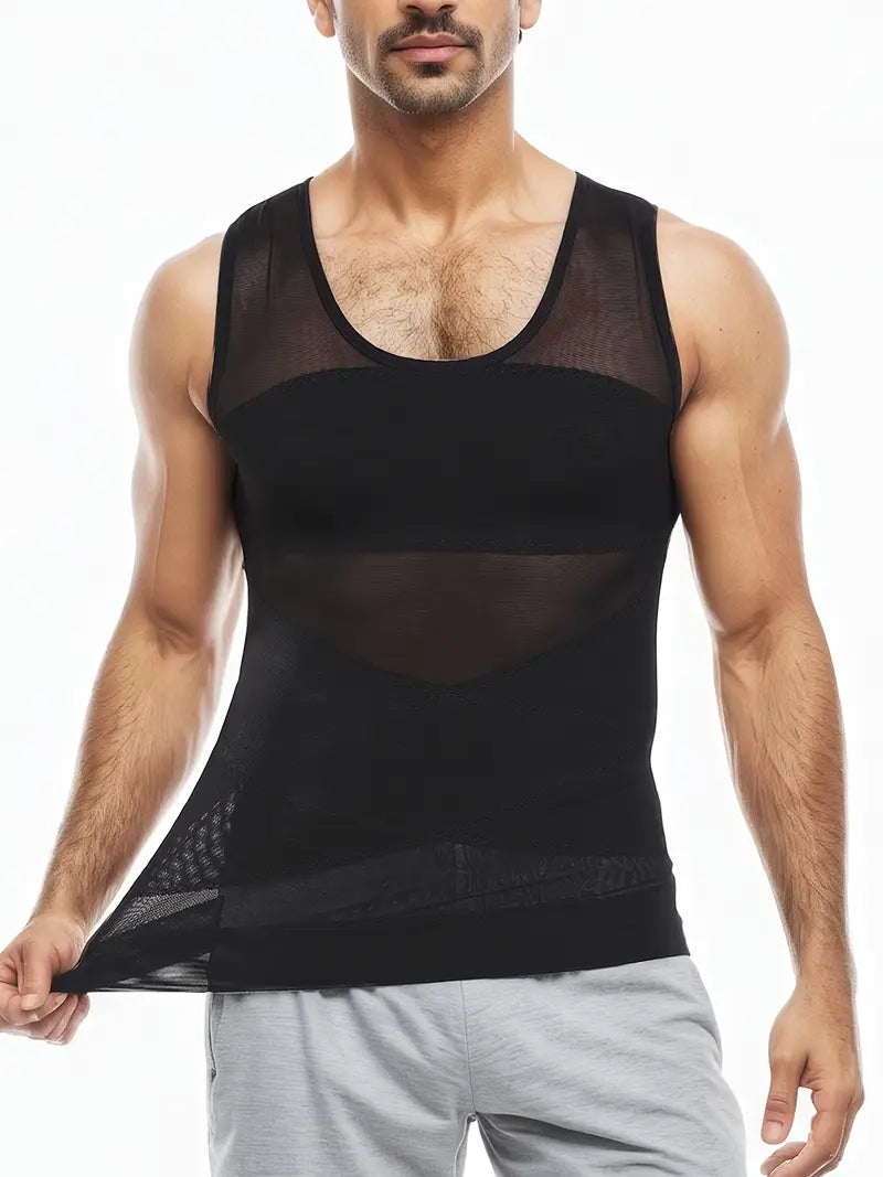 Menās Compression Slimming Undershirt Tank Top