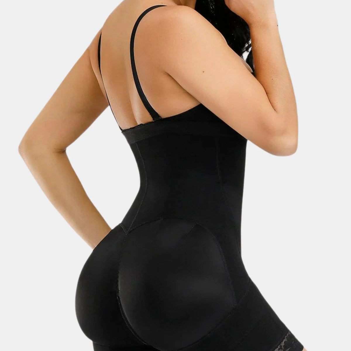 Seamless Shapewear Bodysuit with Adjustable Straps - Bella