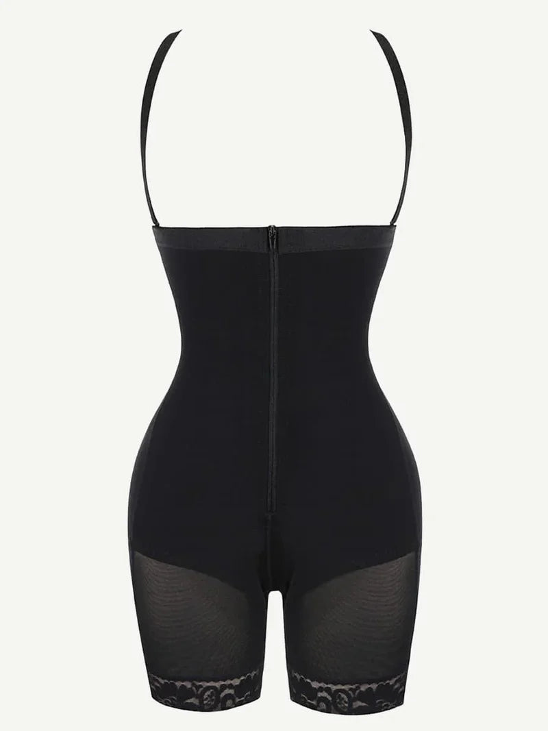 Seamless Shapewear Bodysuit with Adjustable Straps - Bella