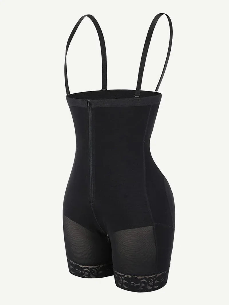 Seamless Shapewear Bodysuit with Adjustable Straps - Bella