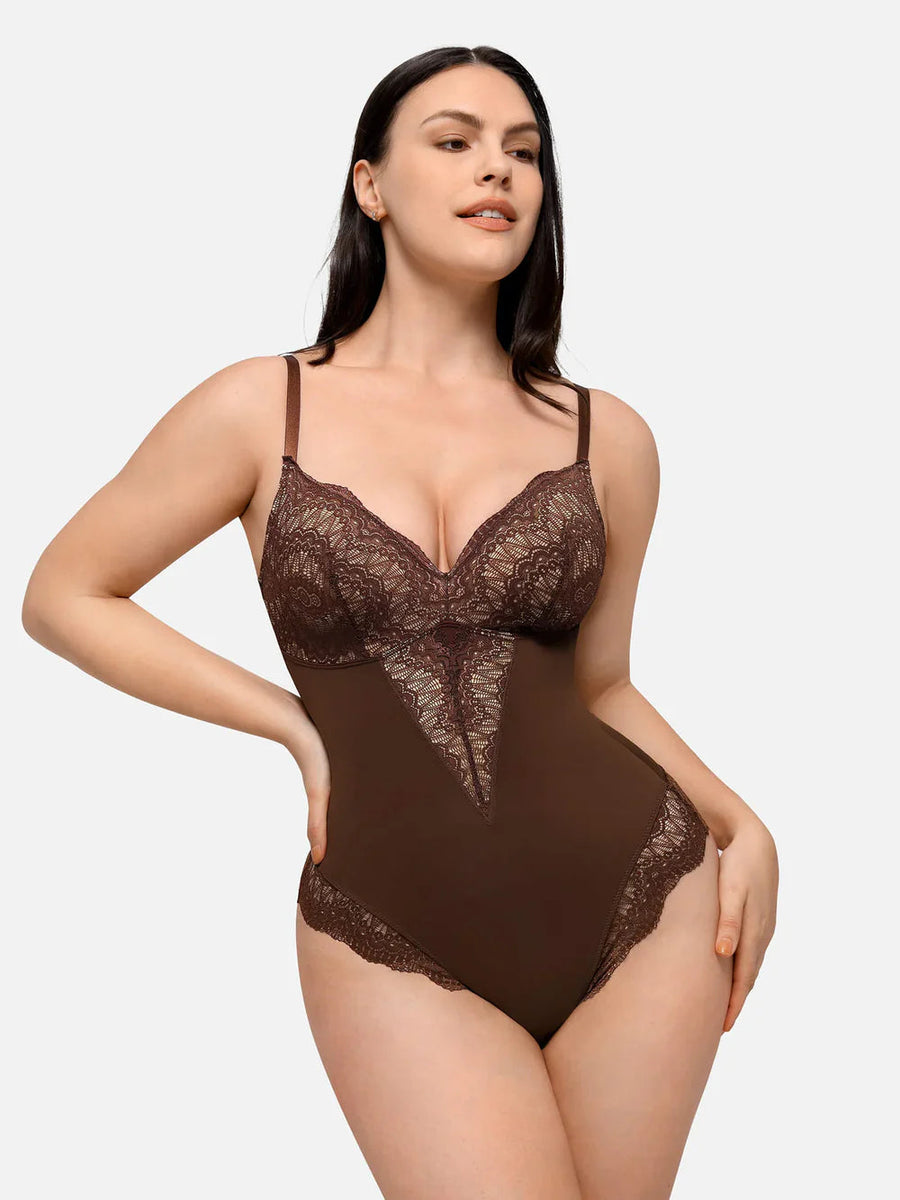 Womenâs Lace Shapewear Bodysuit - Alya