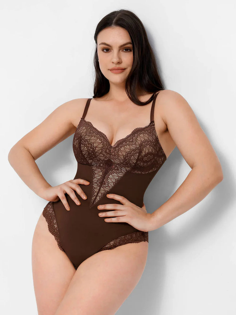 Womenâs Lace Shapewear Bodysuit - Alya