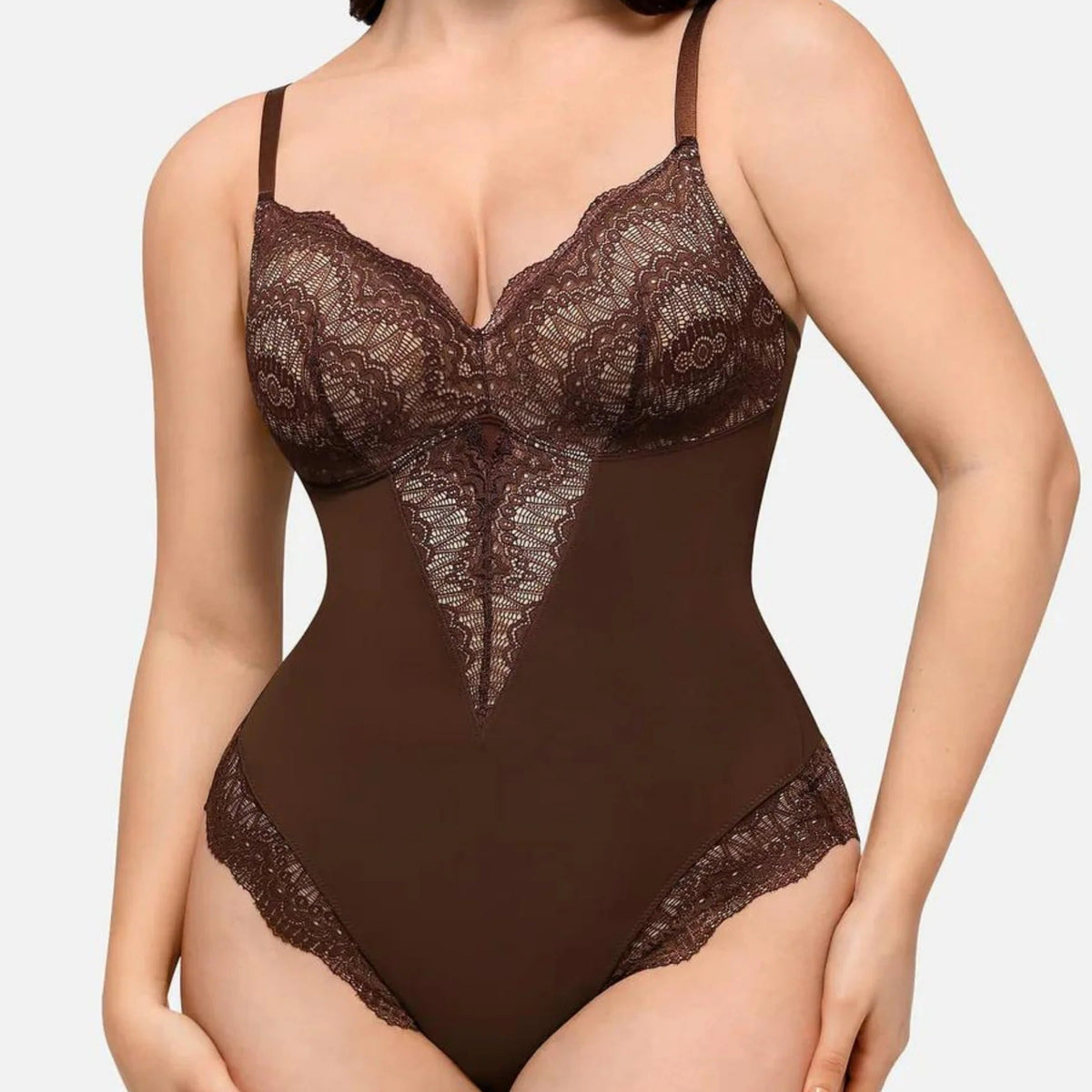 Womenâs Lace Shapewear Bodysuit - Alya