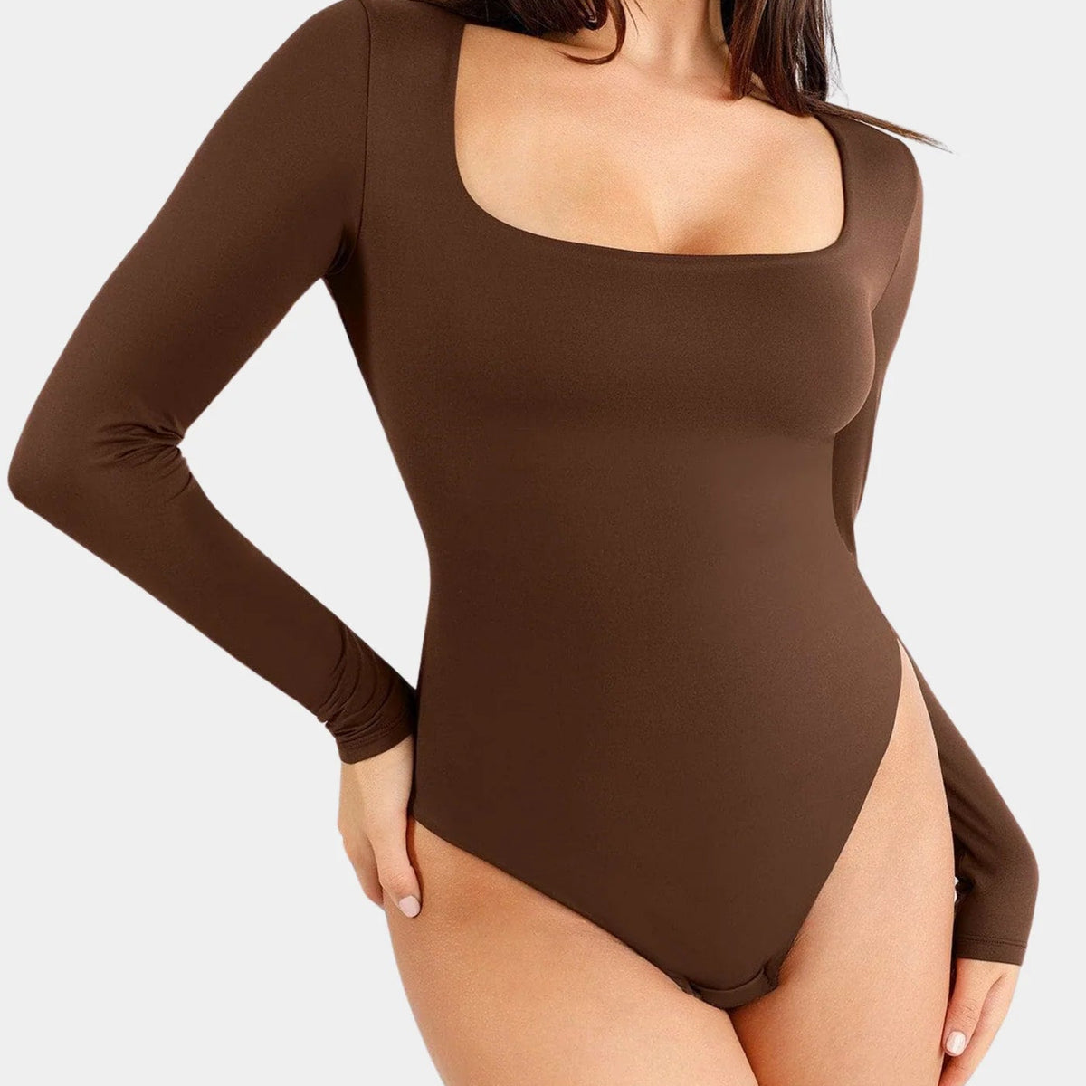 Seamless Long Sleeve Bodysuit - Mina