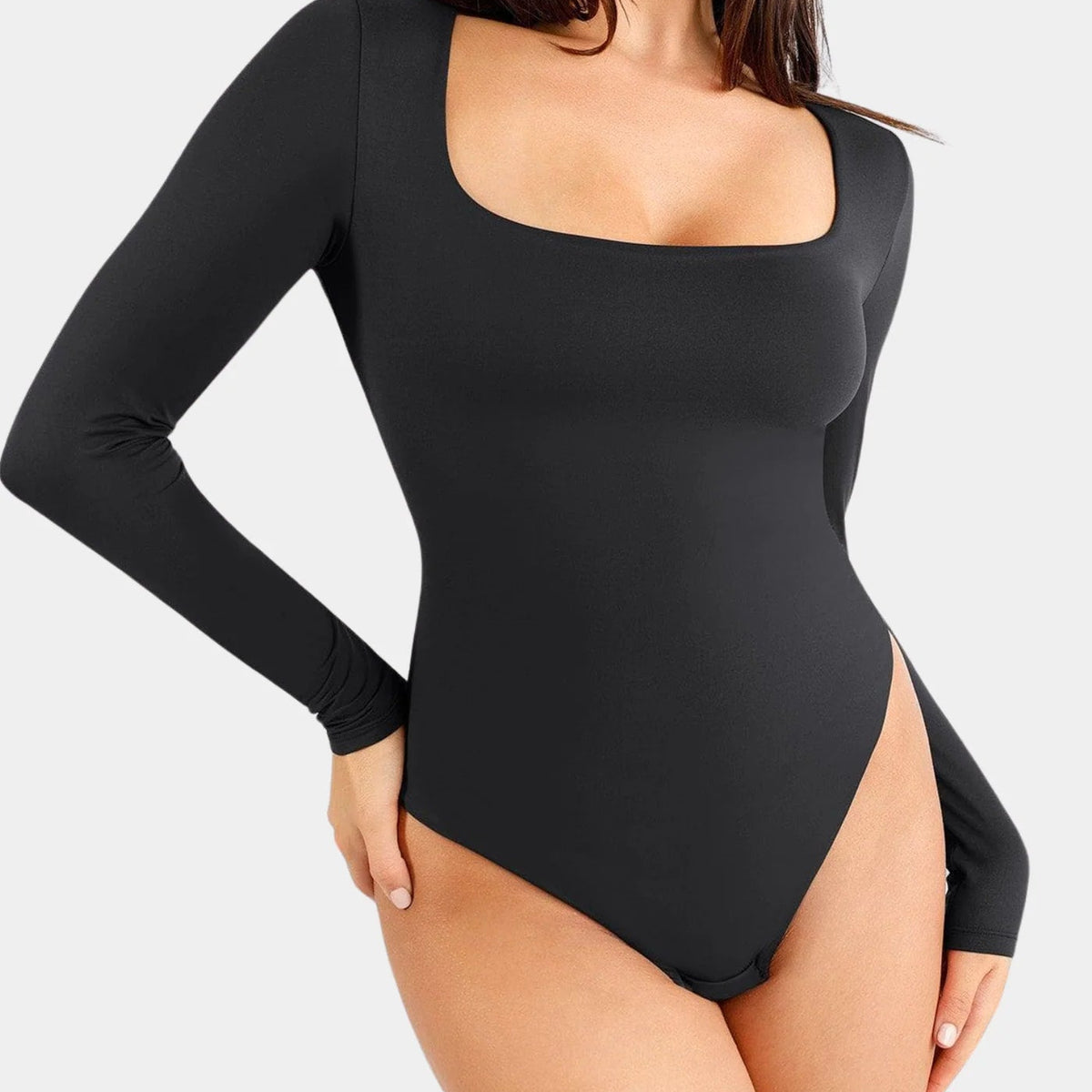 Seamless Long Sleeve Bodysuit - Mina