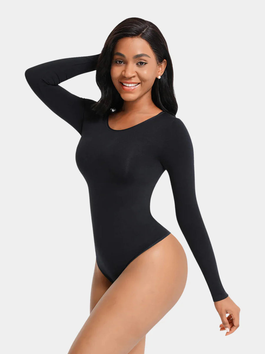 Seamless Long Sleeve Bodysuit - Mina
