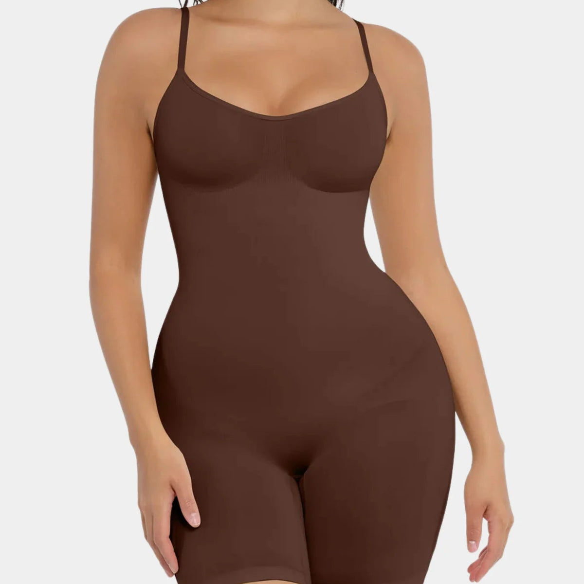 Seamless Shapewear Bodysuit with Adjustable Straps - Gabriella