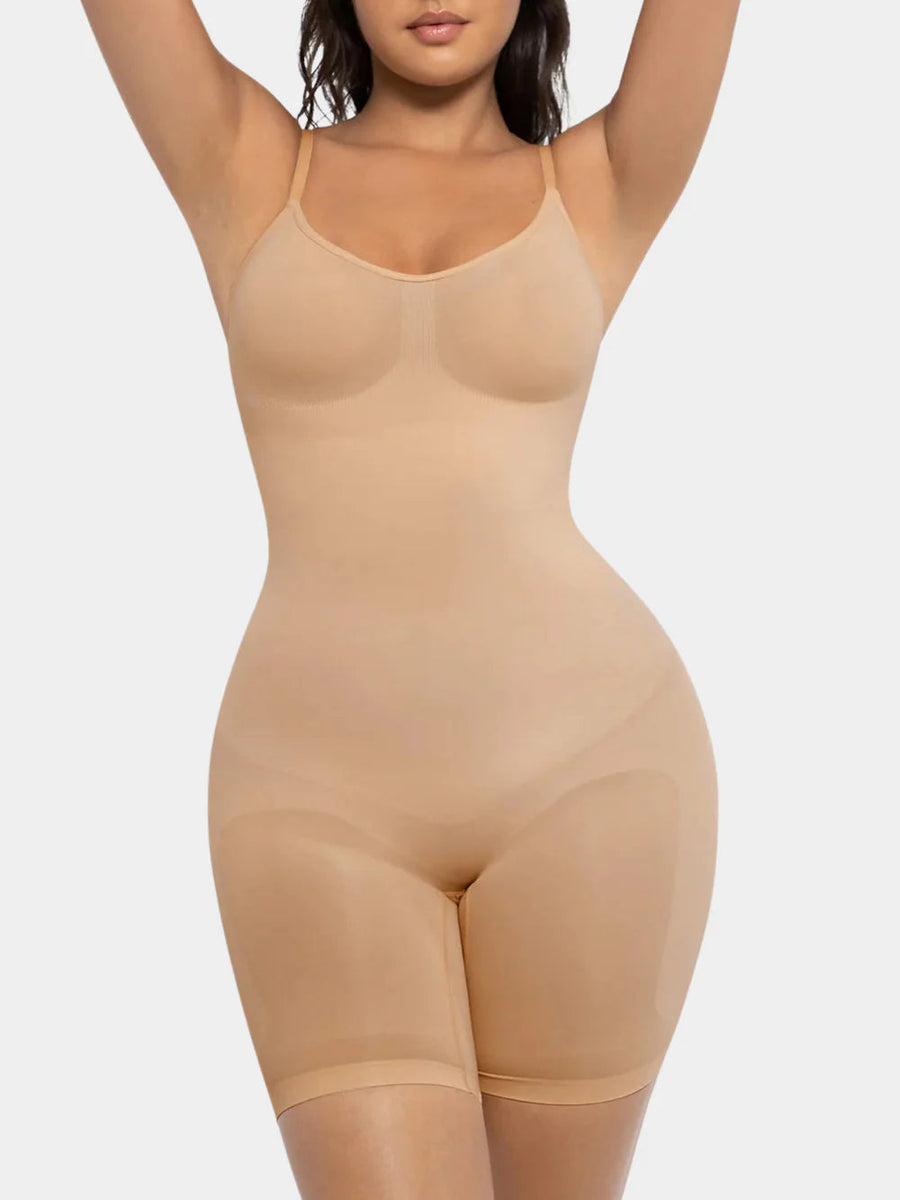 Seamless Shapewear Bodysuit with Adjustable Straps - Gabriella
