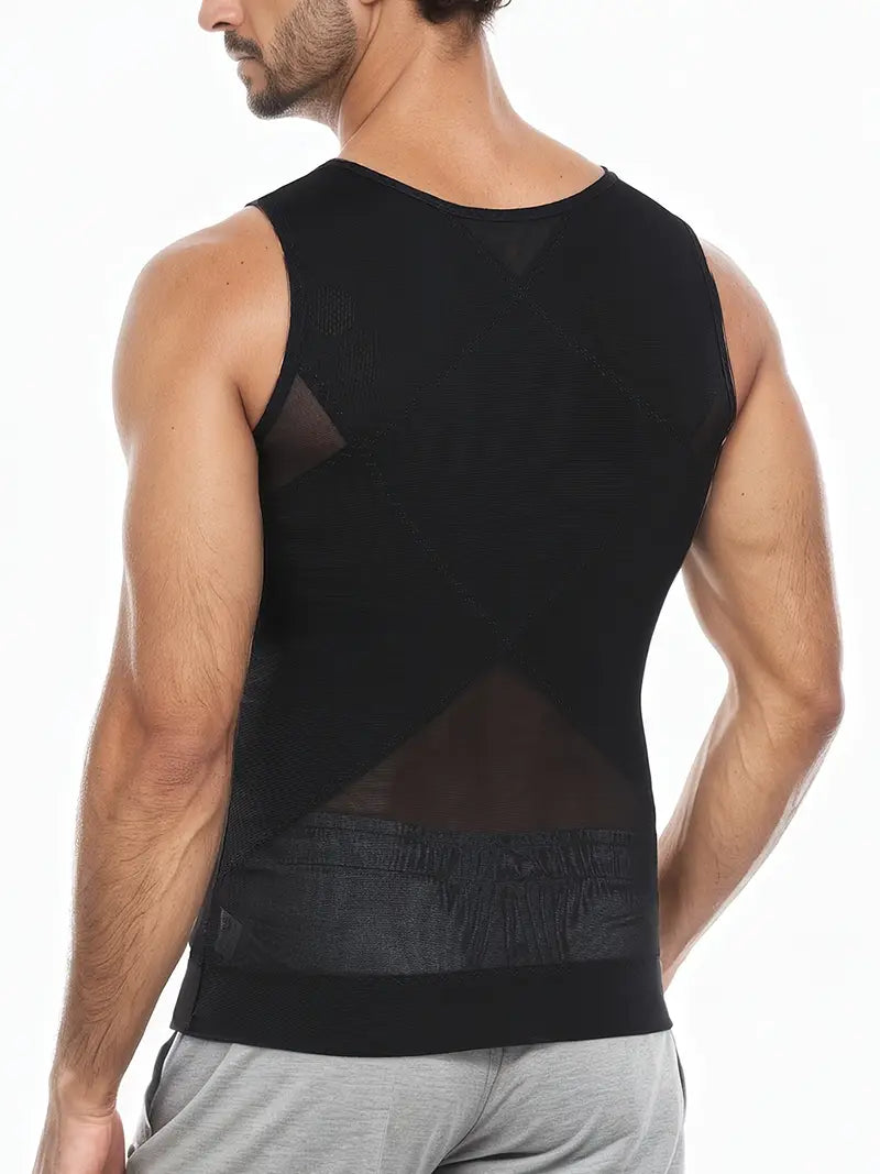 Menās Compression Slimming Undershirt Tank Top