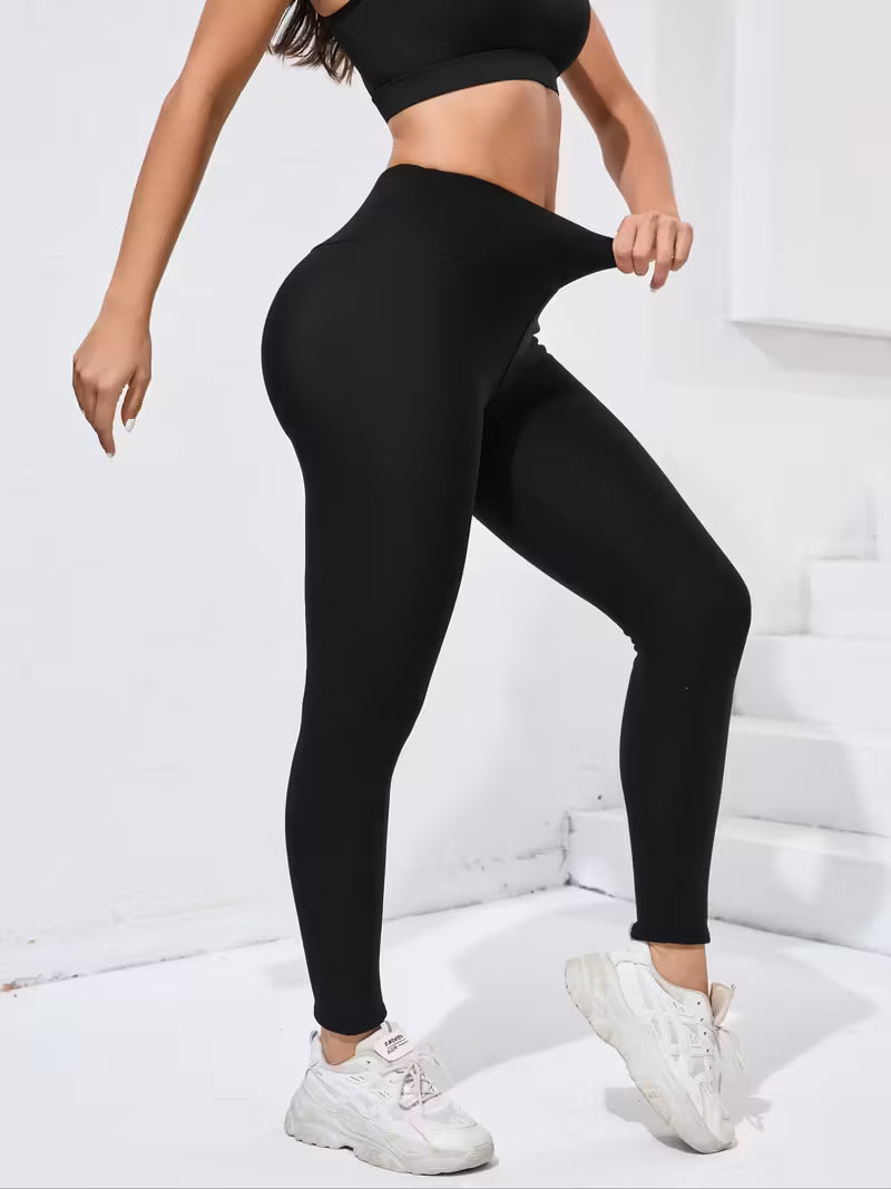 Women’s High-Elasticity Thermal Yoga Leggings