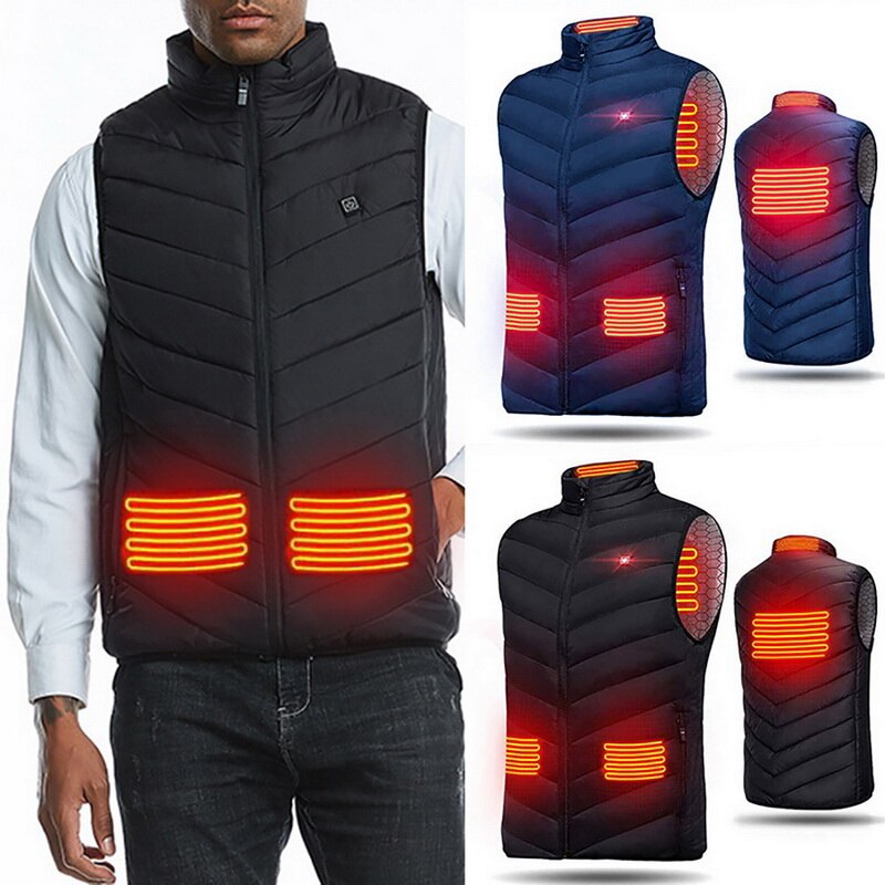 Electric Heated Vest USB Rechargeable Unisex Core Warmer