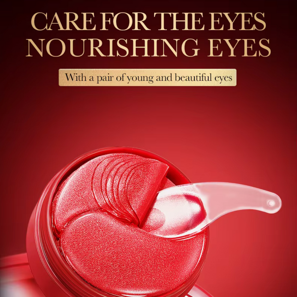 SADOER Pomegranate Eye Mask – Anti-Dark Circles & Hydrating Eye Patches (60 pcs)