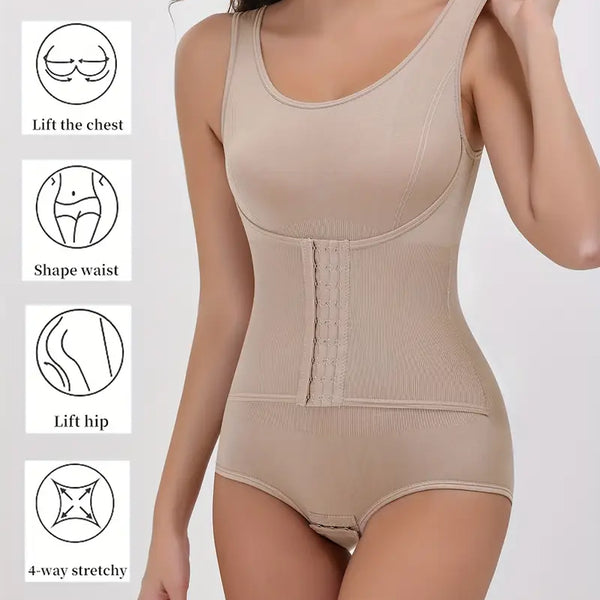 Women’s Slimming Tummy Control Shapewear Bodysuit - Sienna