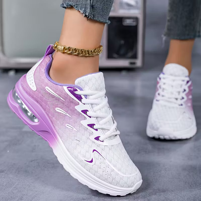 Women’s Breathable Mesh Cushioned Running Sneakers