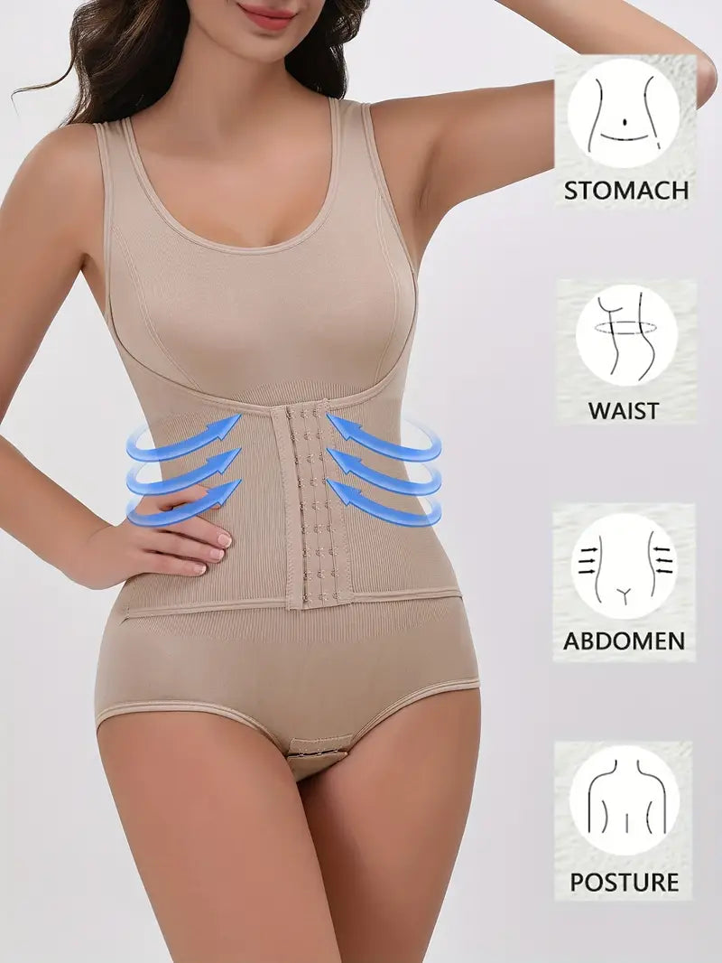 Women’s Slimming Tummy Control Shapewear Bodysuit - Sienna