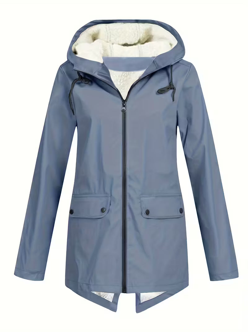Women’s Fleece Lined Hooded Parka – Warm Winter Jacket - Shella