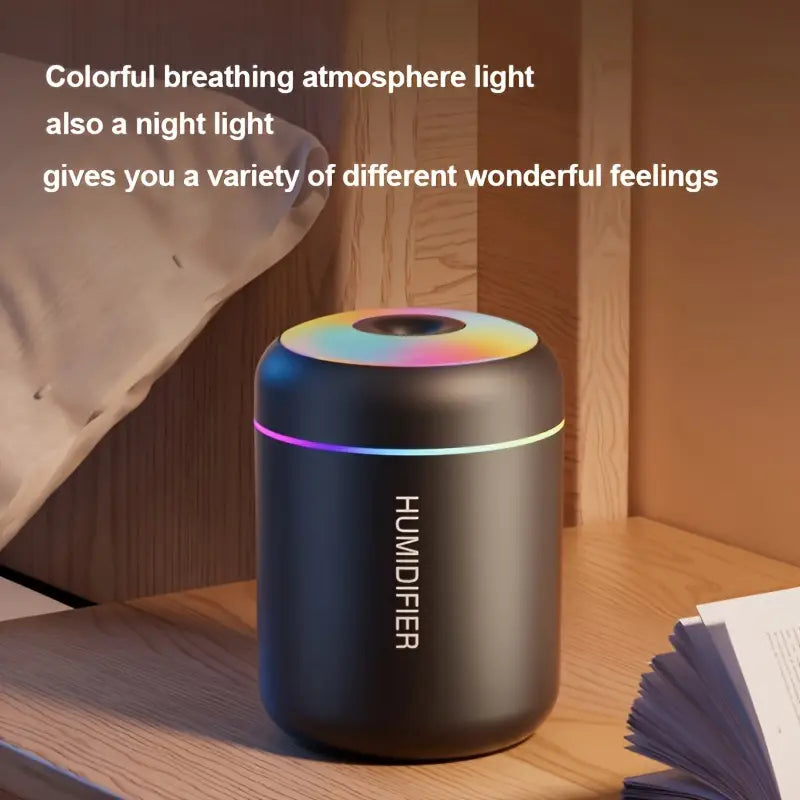 Color-Changing Essential Oil Diffuser – LED Ultrasonic Aromatherapy Humidifier