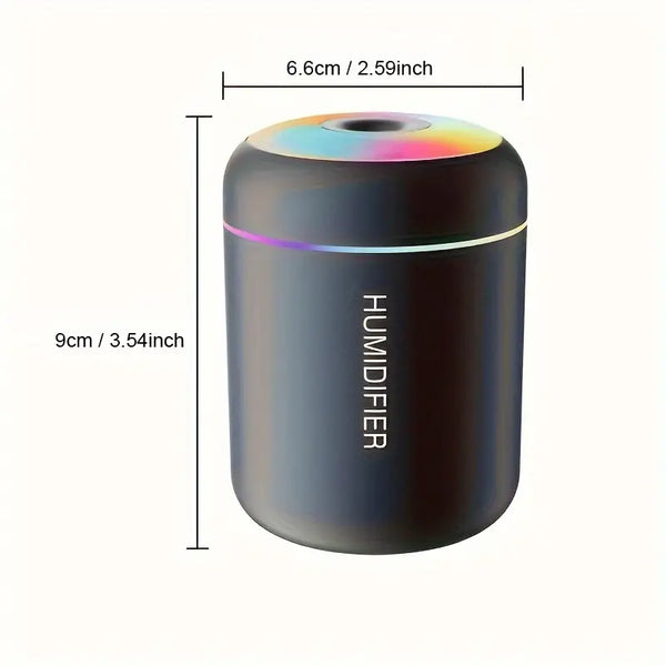 Color-Changing Essential Oil Diffuser – LED Ultrasonic Aromatherapy Humidifier