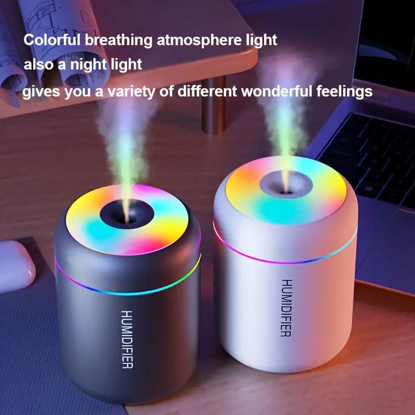 Color-Changing Essential Oil Diffuser – LED Ultrasonic Aromatherapy Humidifier