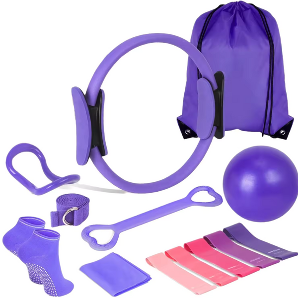 13‑in‑1 Pilates Workout Kit – Magic Circle, Resistance Bands, Ball & Accessories for Home Fitness & Toning