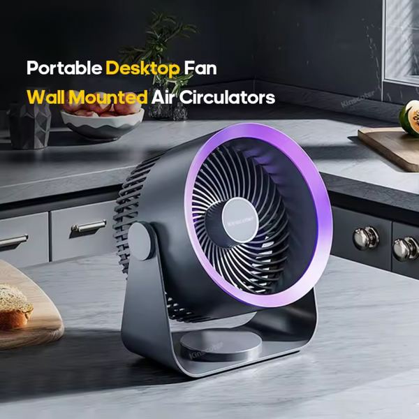Wireless Electric Air Circulator Fan – Portable, Quiet & Multi-Speed Cooling for Home or Office