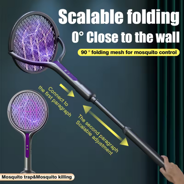 2-in-1 Electric Mosquito Swatter & Lamp – Indoor & Outdoor Use