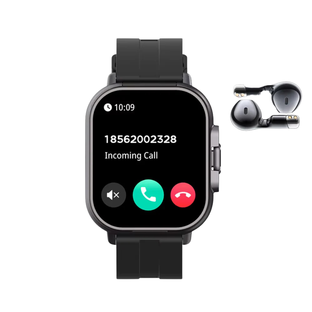 2-in-1 Smartwatch with Built-in Earphones