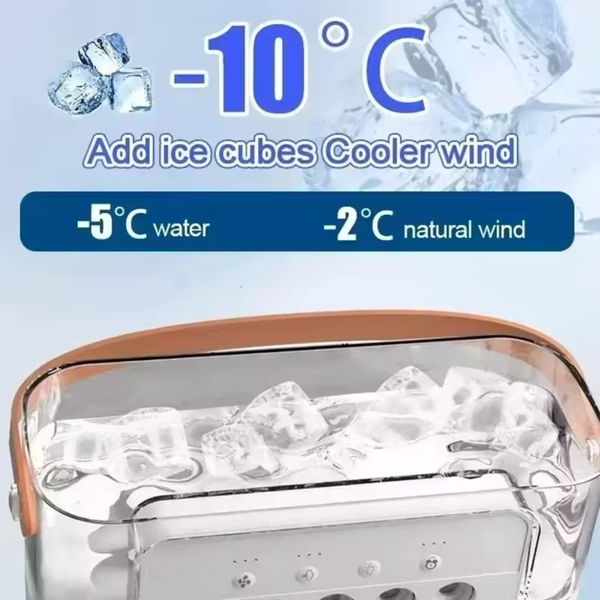 3-in-1 Mini Air Cooler Fan – Portable Cooling, Humidifier & Purifier for Home or Office