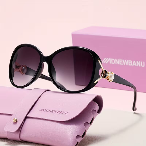 Women’s Vintage Pearl Sunglasses – Elegant Designer Fashion Shades