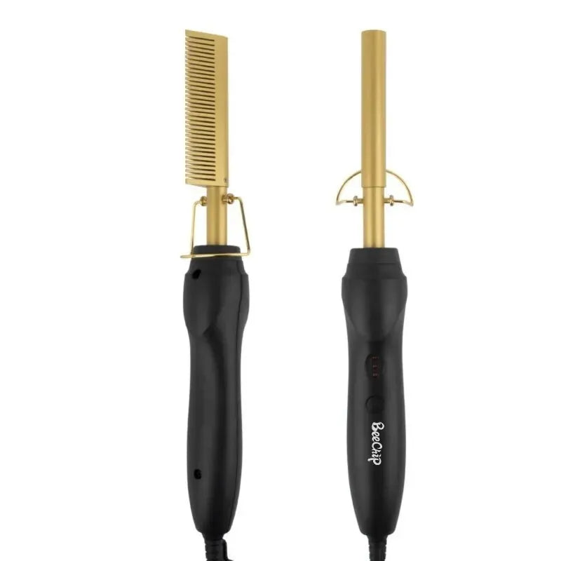 Electric Curling Massage Comb for Long Curly Hair