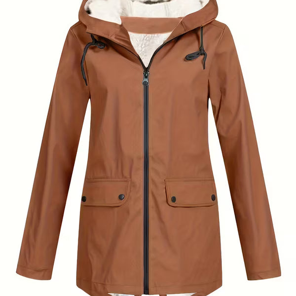Women’s Fleece Lined Hooded Parka – Warm Winter Jacket - Shella