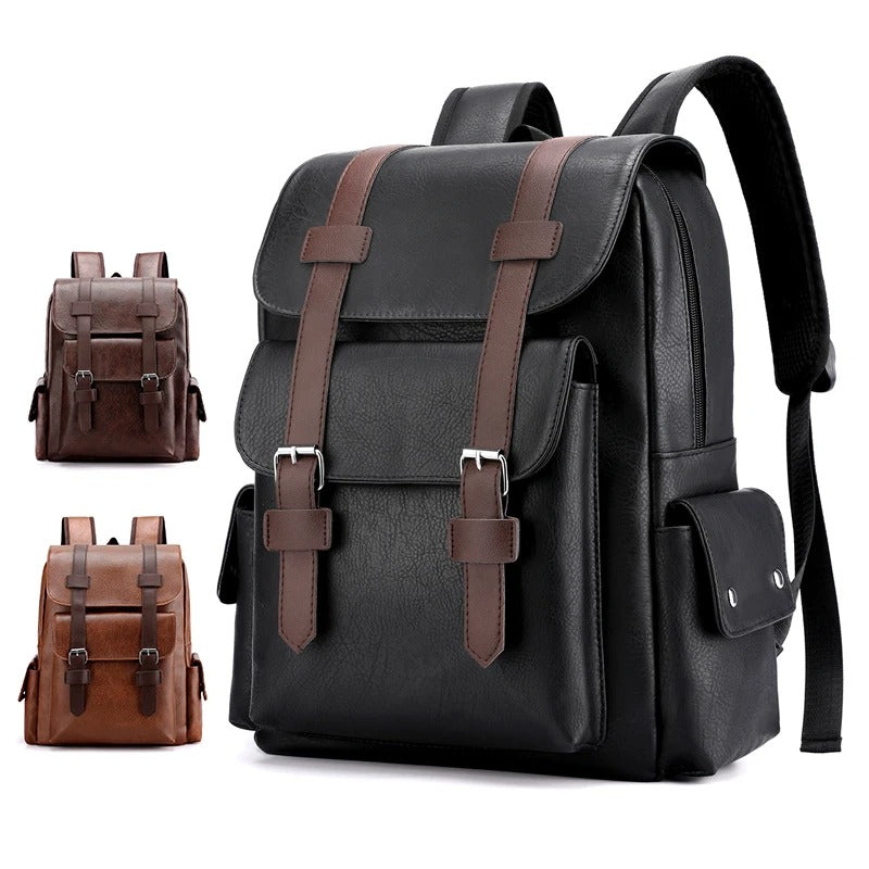 Vintage Leather Backpack