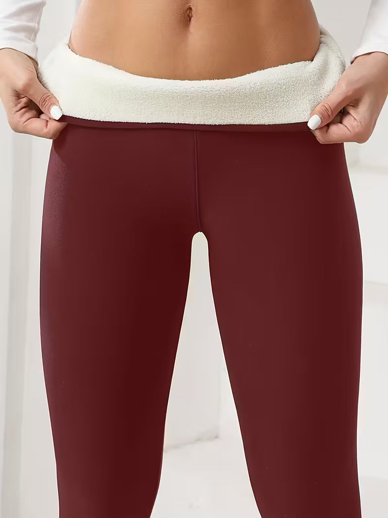Women’s High-Elasticity Thermal Yoga Leggings