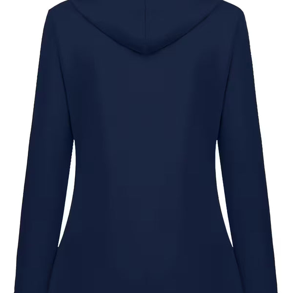 Women’s Waterproof Hooded Raincoat – Lightweight Rain Jacket with Striped Lining