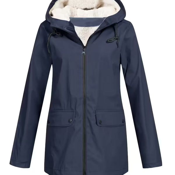 Women’s Fleece Lined Hooded Parka – Warm Winter Jacket - Shella