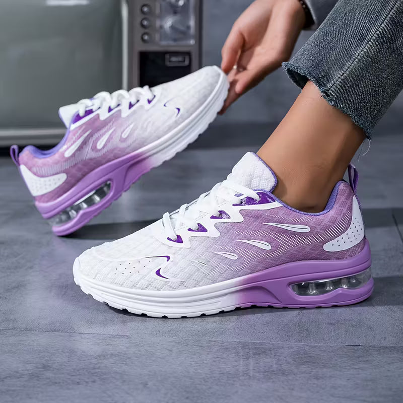 Women’s Breathable Mesh Cushioned Running Sneakers
