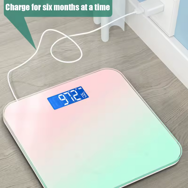 Digital Smart Glass Body Scale – High Precision Body Weight Scale with LED Display