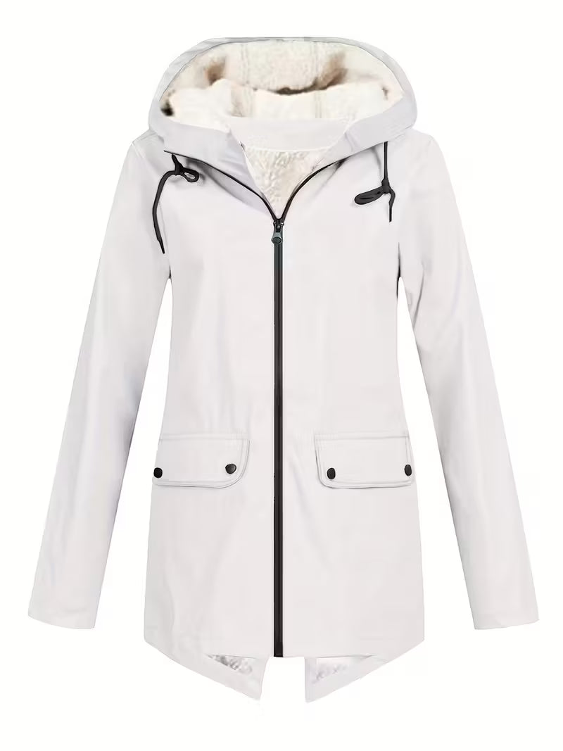 Women’s Fleece Lined Hooded Parka – Warm Winter Jacket - Shella