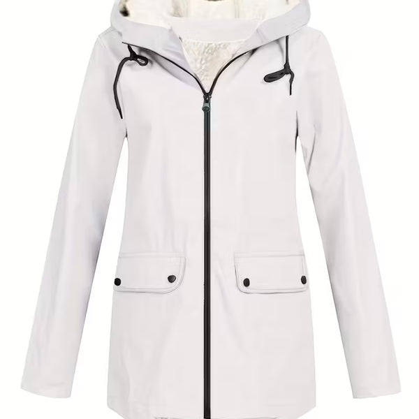 Women’s Fleece Lined Hooded Parka – Warm Winter Jacket - Shella