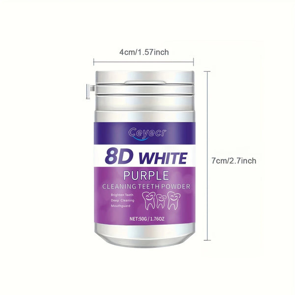 Purple Teeth Whitening Powder – Instantly Brighten Your Smile
