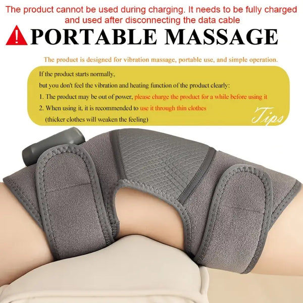 USB Heated Knee & Shoulder Pain Relief Massager