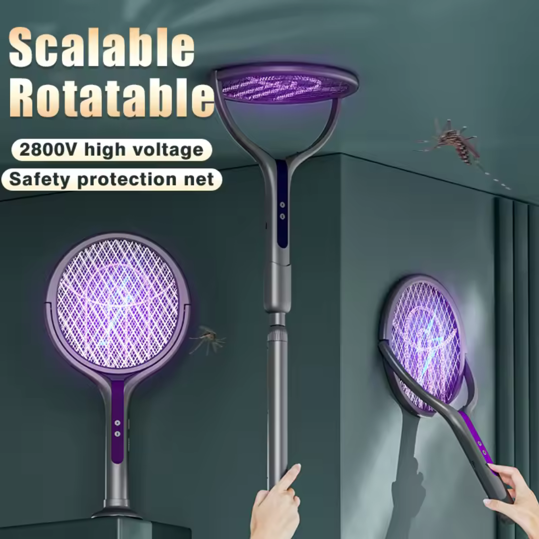 2-in-1 Electric Mosquito Swatter & Lamp – Indoor & Outdoor Use