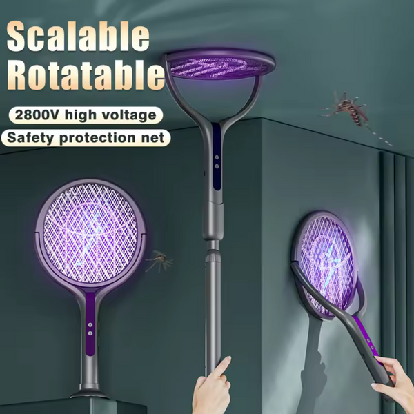 2-in-1 Electric Mosquito Swatter & Lamp – Indoor & Outdoor Use