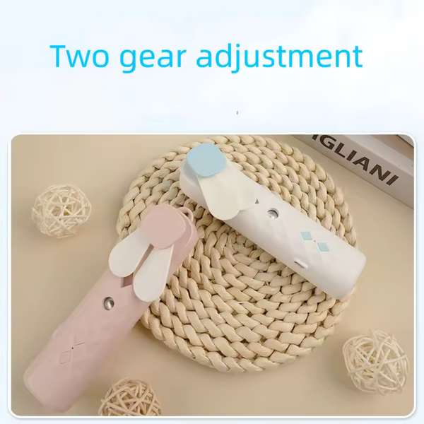 2-in-1 USB Rechargeable Fan & Humidifier