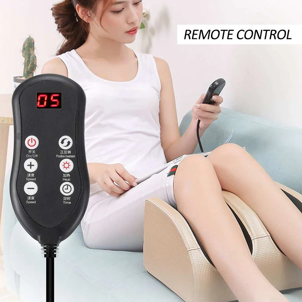 Electric Foot Massager | Deep Kneading, Heat & Pain Relief Therapy