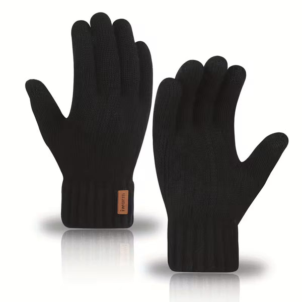 Alpaca Fleece Touchscreen Winter Gloves – Soft, Warm Unisex Design | iWarm